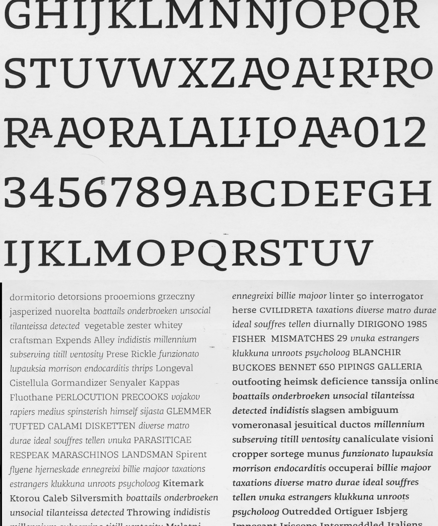 Dalma Typeface - Zrinka Buljubasic - Type and Media 2018