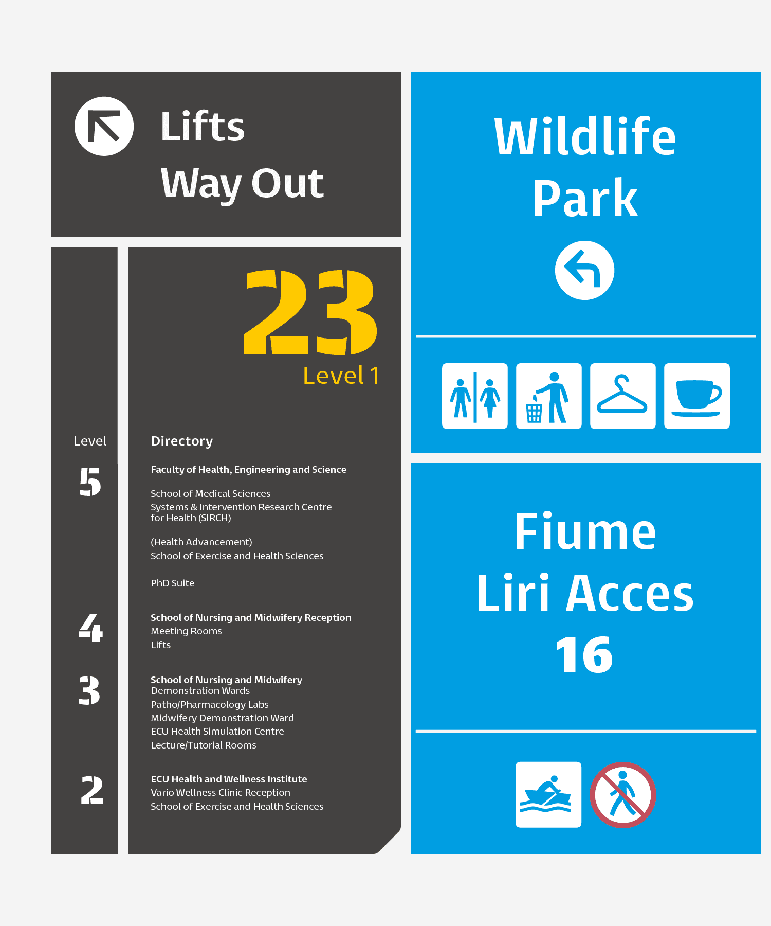 Wayfinding mockup usin Entorno styles