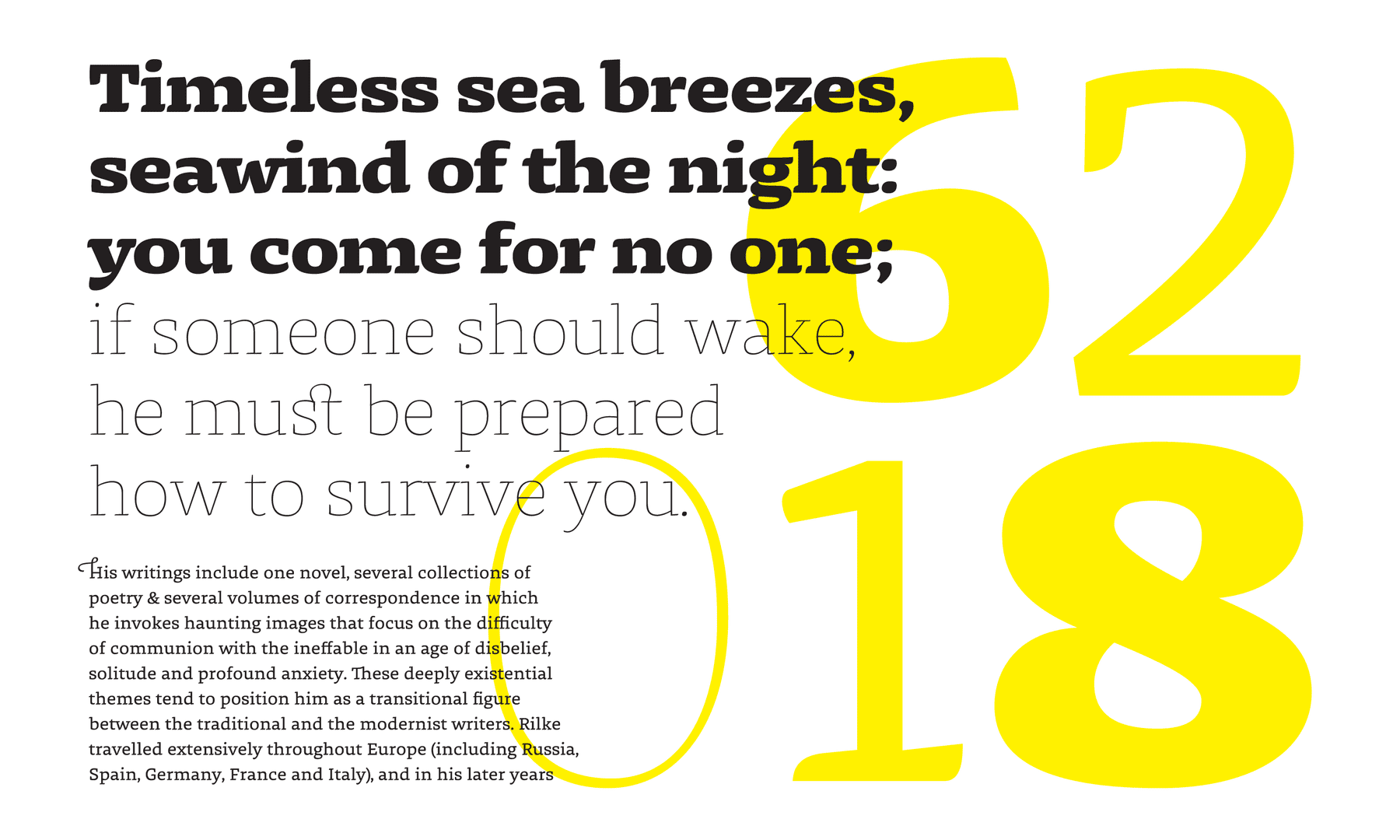 Dalma Typeface - Zrinka Buljubasic - Type and Media 2018