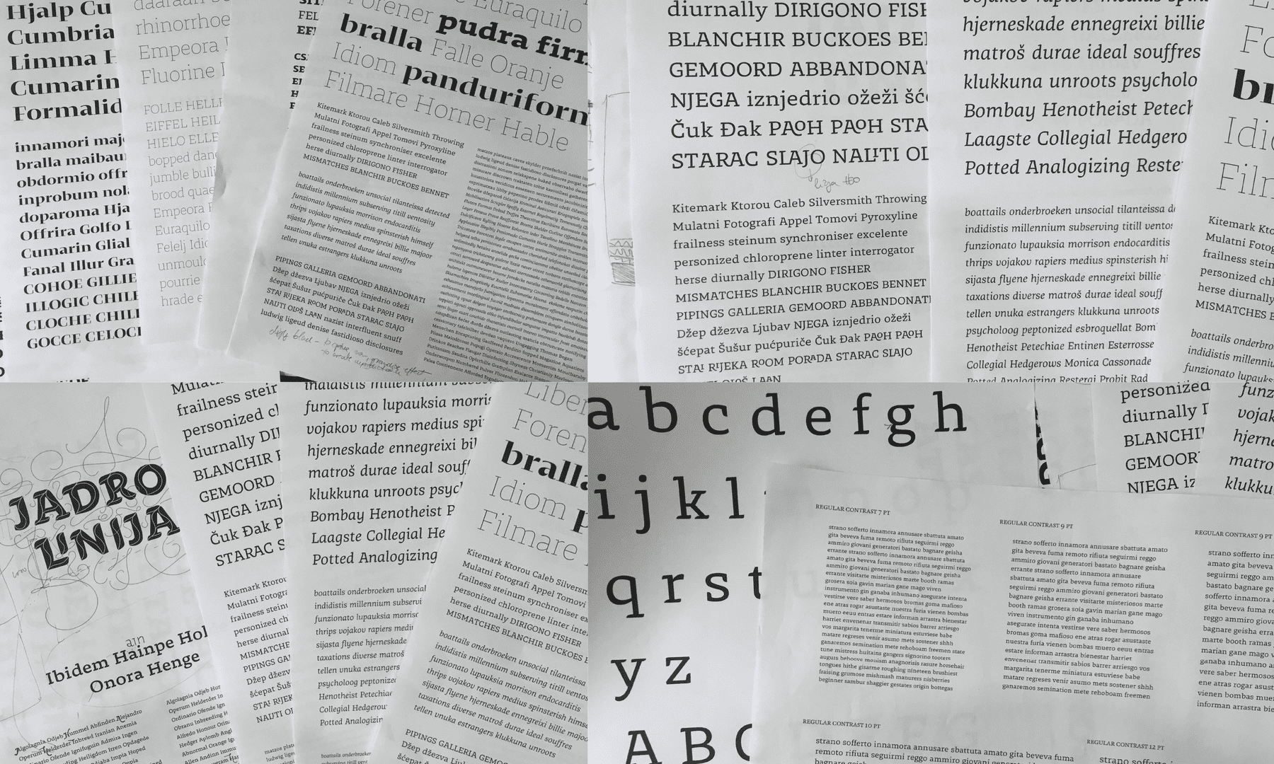 Dalma Typeface - Zrinka Buljubasic - Type and Media 2018