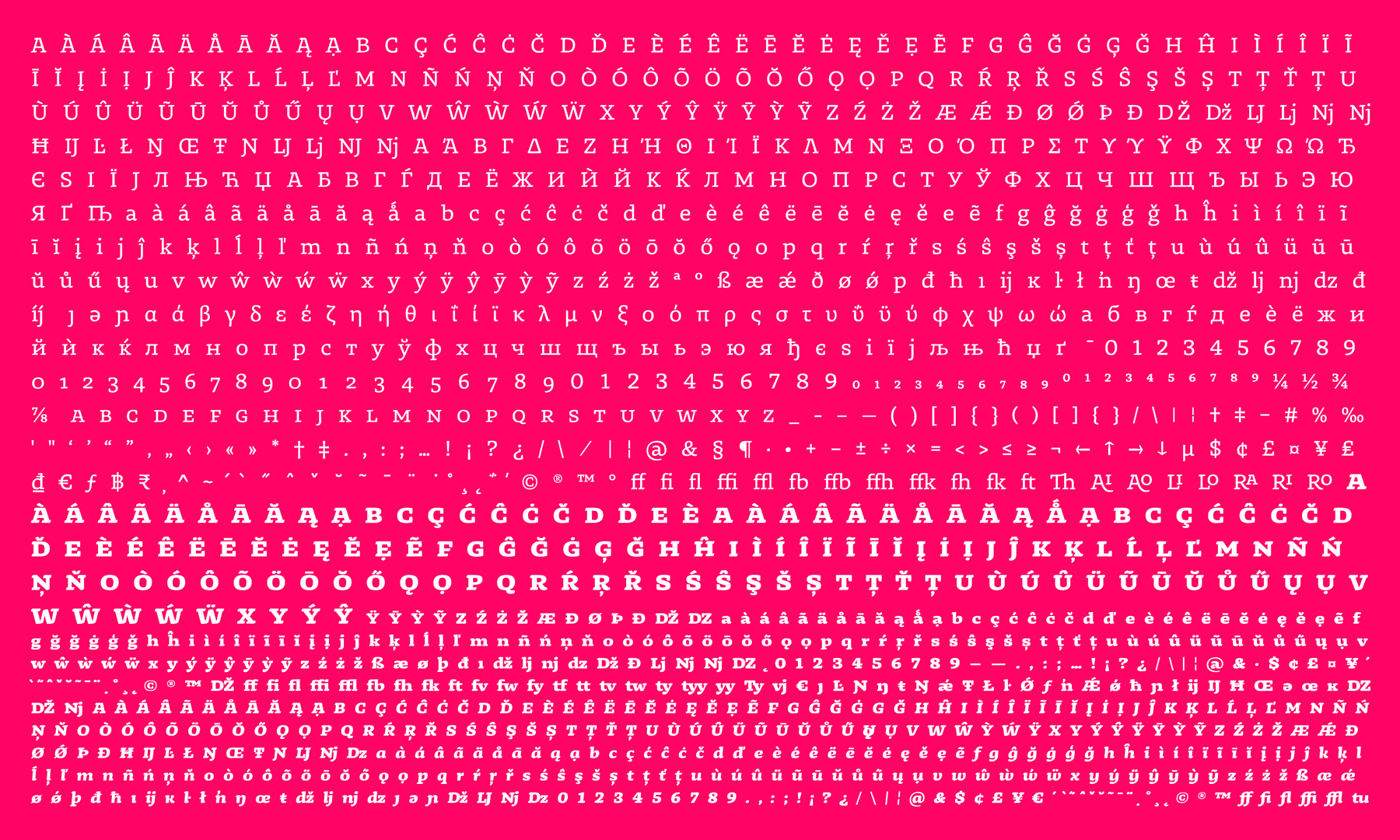 Dalma Typeface - Zrinka Buljubasic - Type and Media 2018